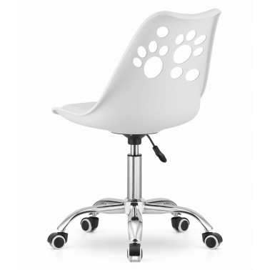 Krzesło obrotowe RENO - białe