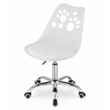 Krzesło obrotowe RENO - białe