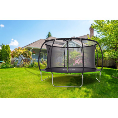 Trampolina ogrodowa PREMIUM BLACK Just Fun 16ft - 490cm -