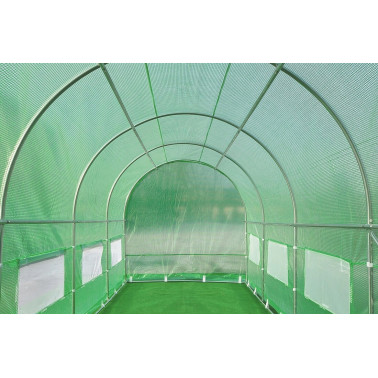 Tunel foliowy WYTRZYMAŁY 13,5 m² 450 x 300 cm zielony