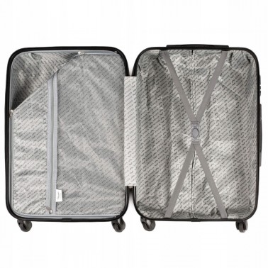 Walizka twarda duża Wings ABS TD190 L D.GREY 97 l