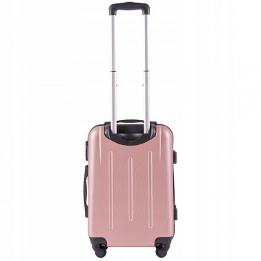 Walizka twarda kabinowa mała Wings ABS 304 XS ROSE GOLD 28 l