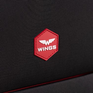 Walizka miękka kabinowa Wings poliester DPR01 S BLACK 38 l