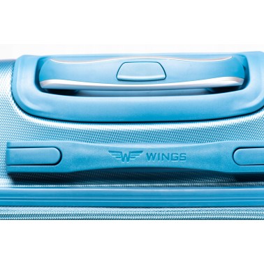 Walizka twarda duża Wings ABS 310 L MIDDLE BLUE 97 l