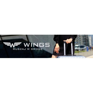 304, Walizka kabinowa Wings S, Black