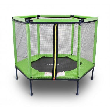 TRAMPOLINA KOJEC DO DOMU 140 ZIELONA 4,5FT