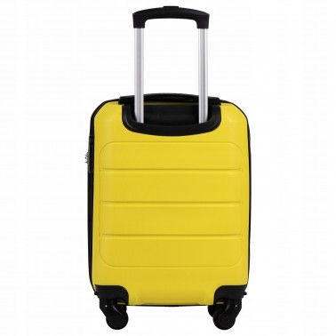 Wings Walizka twarda kabinowa mała ABS GAN01-XS-YELLOW 28 l