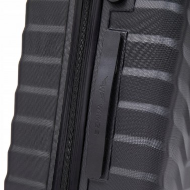 Walizka WINGS twarda kabinowa ABS PEA01-S-BLACK 38 l