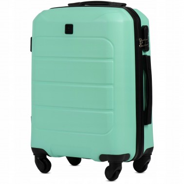 Wings Walizka twarda kabinowa ABS GAN01-S-L.GREEN 38 l