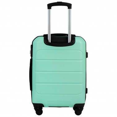 Wings Walizka twarda kabinowa ABS GAN01-S-L.GREEN 38 l