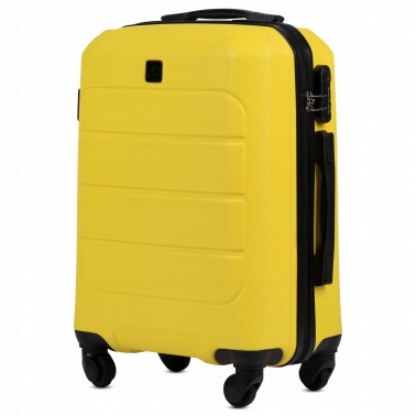 Wings Walizka twarda kabinowa ABS GAN01-S-YELLOW 38 l