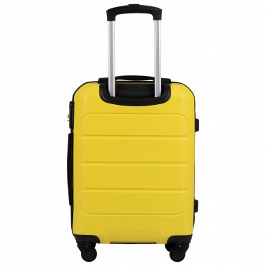 Wings Walizka twarda kabinowa ABS GAN01-S-YELLOW 38 l