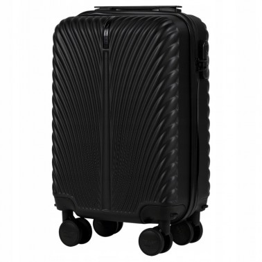 Walizka twarda kabinowa Wings ABS SN120 S BLACK 38 l